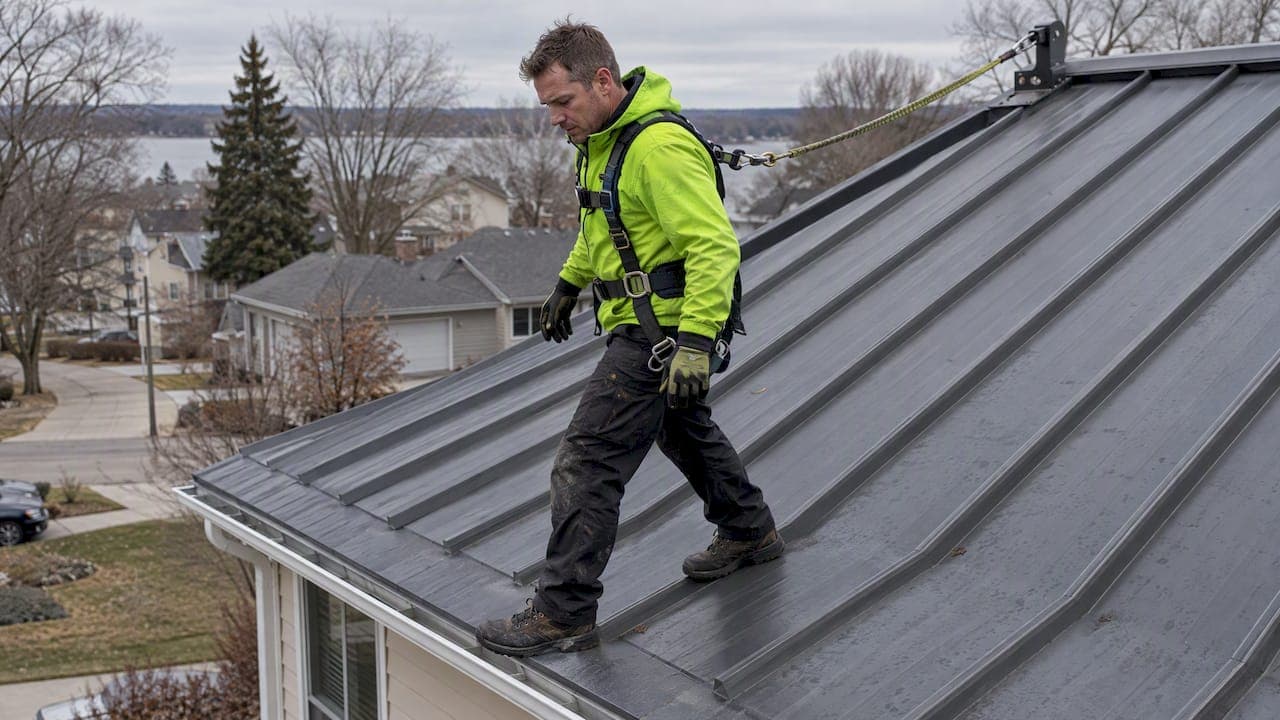 Walk on a Metal Roof? Homeowners, Check the 6 Foot Rule